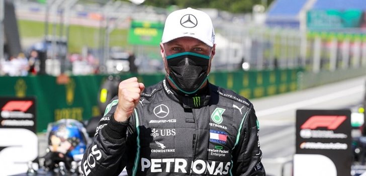 Bottas es tercero en la General