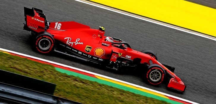 Leclerc, en los Libres del GP de Bélgica