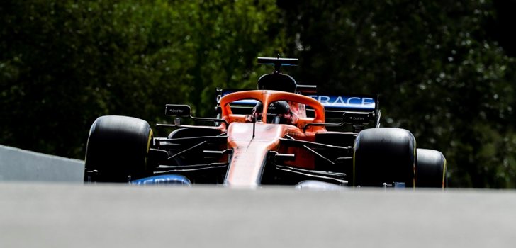 Sainz, en la Qualy de Bélgica