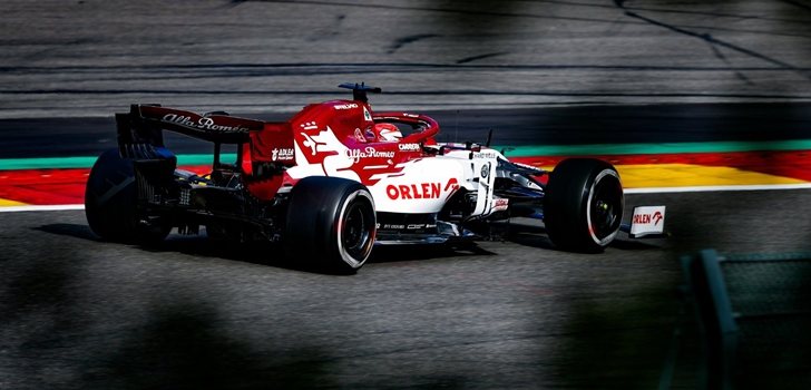 Räikkönen, en el GP de Bélgica 2020
