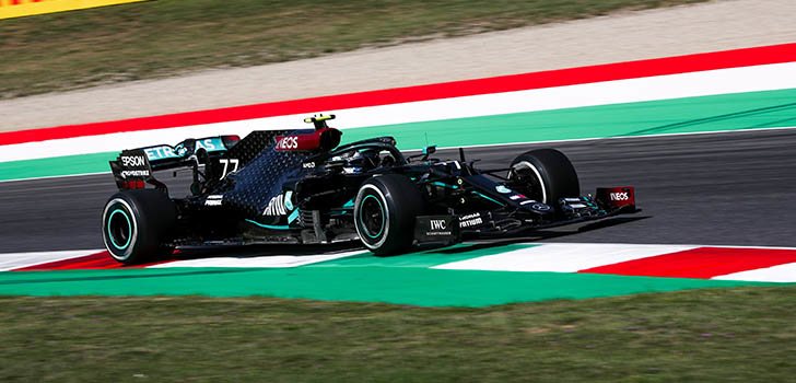 Valtteri Bottas lidera en los Libres 1 del Gran Premio de La Toscana en Mugello