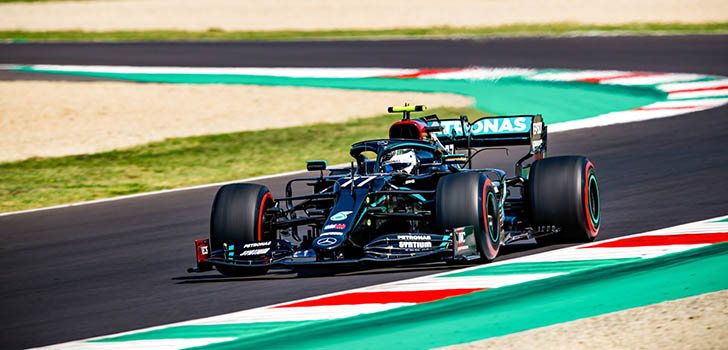 Valtteri Bottas ha liderado en ambas sesiones de Libres del Gran Premio de La Toscana