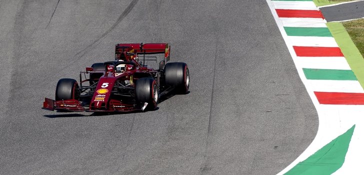 Vettel, a los mandos del SF1000