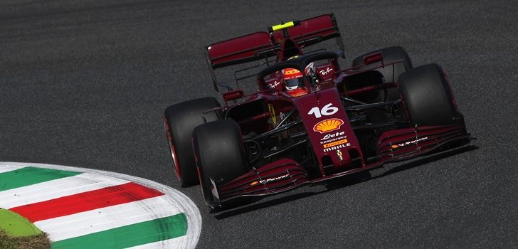 Leclerc, en el GP de La Toscana