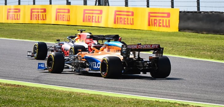 Sainz y Verstappen, en el GP de La Toscana