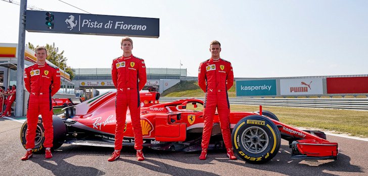 Mick, Callum y Robert F2