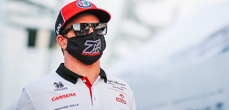 Kimi Räikkönen no confirma ningún contrato de renovación con Alfa Romeo