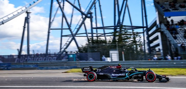 Bottas, en la Qualy del GP del GP de Eifel