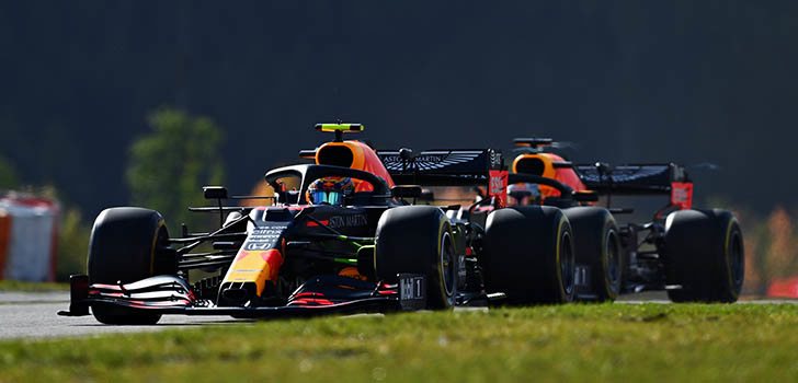 Max Verstappen, conforme con la tercera posición en la parrilla de Nürburgring