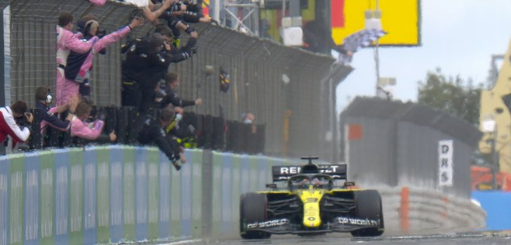 Primer podio de Ricciardo en Renault