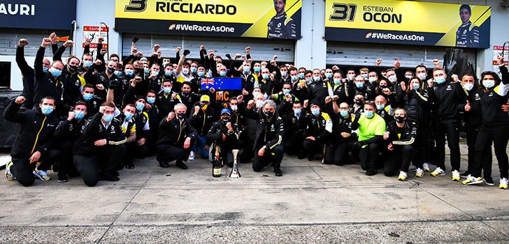 Renault está en una buena posición para luchar, según Daniel Ricciardo