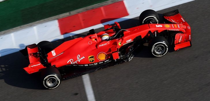 Vettel, en el GP de Rusia 2020