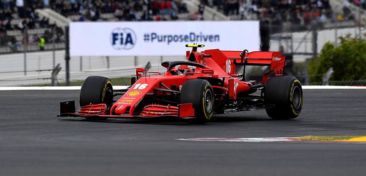Charles Leclerc, encantado con la evolución de Ferrari