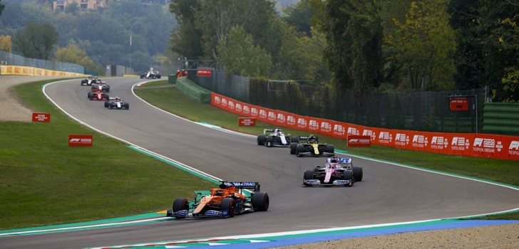 Sainz, en el GP de Emilia Romaña