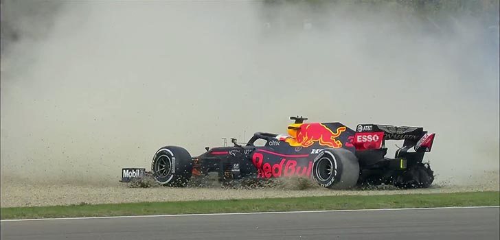 El abandono de Max Verstappen que dejó sin podio a Red Bull en Imola
