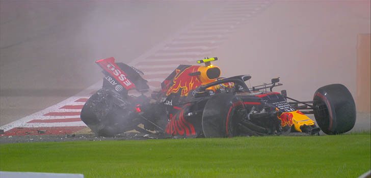 Accidente de Alexander Albon que provocó la bandera roja en Libres 2 de Baréin