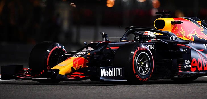 Frustrante final para Max Verstappen en Sakhir