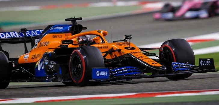 Sainz, en el GP de Sakhir 2020