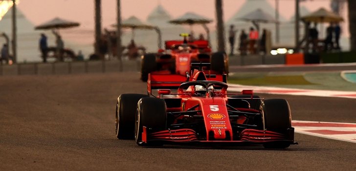 Vettel, por delante de Leclerc en Abu Dabi