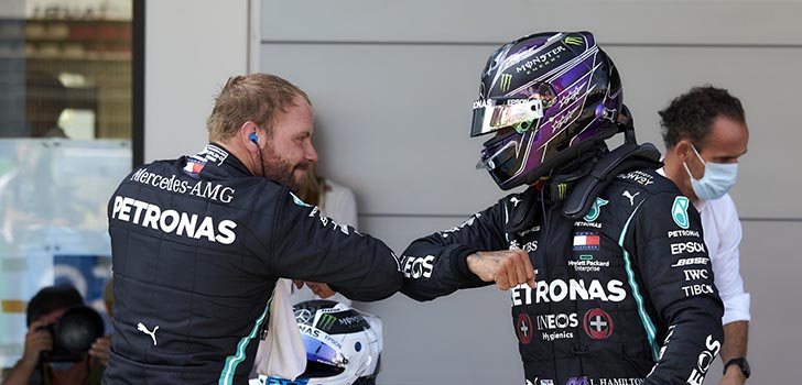 Valtteri Bottas busca rivalizar contra su compañero en 2021