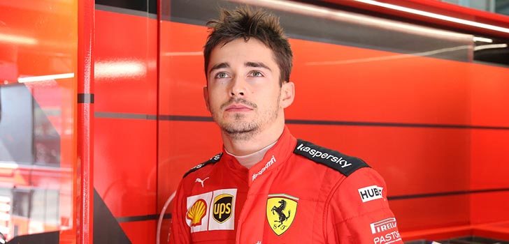 Charles Leclerc, satisfecho con su evolución