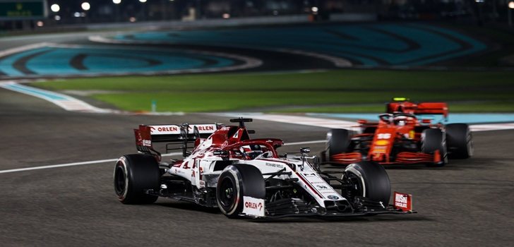 Räikkönen, en el GP de Abu Dabi 2020