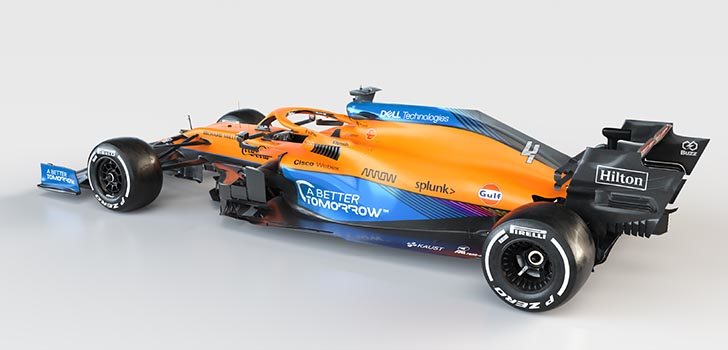 McLaren Mercedes muestra el nuevo monoplaza para la campaña 2021