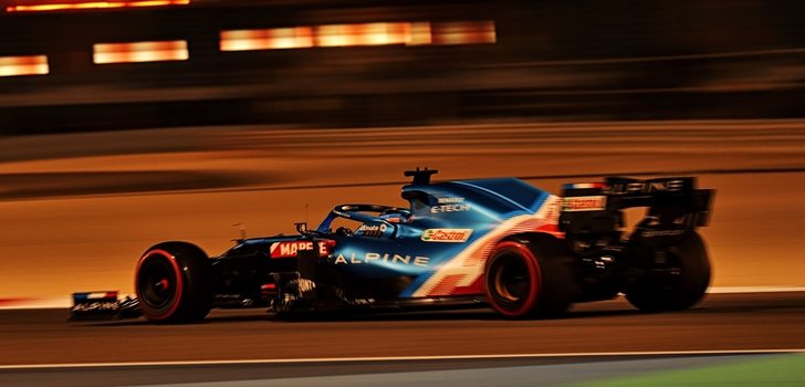 Alonso, en los test 3 de Baréin