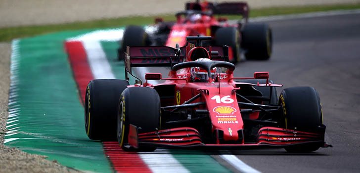 Carlos Sainz, satisfecho con su actuación en la carrera de Imola