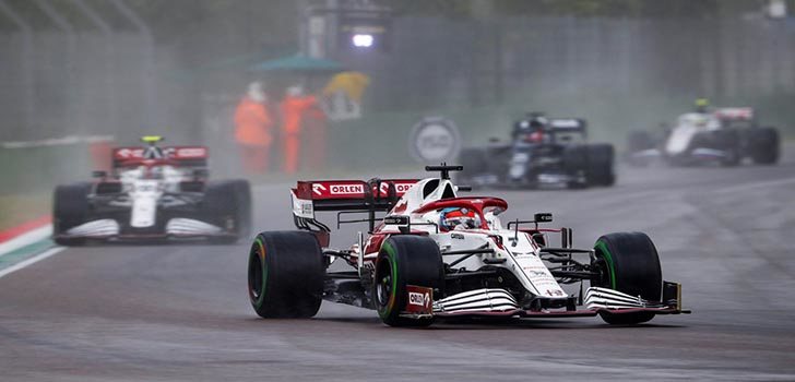 Alfa Romeo ha pasado de estar en los puntos a terminar fuera en Imola