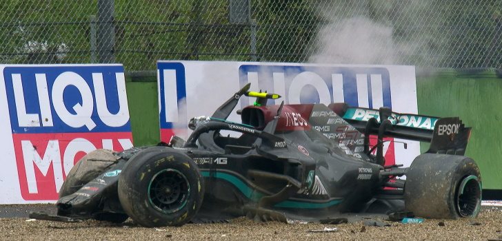 accidente imola bottas