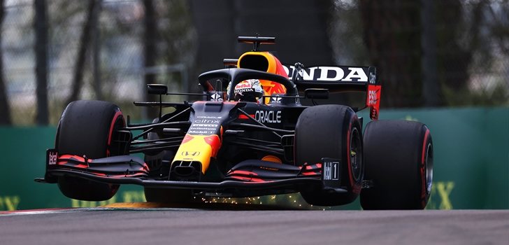 Verstappen, en el GP de Emilia Romaña 2021