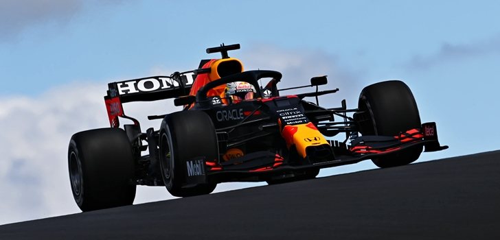 Verstappen, en los Libres 2 de Portugal