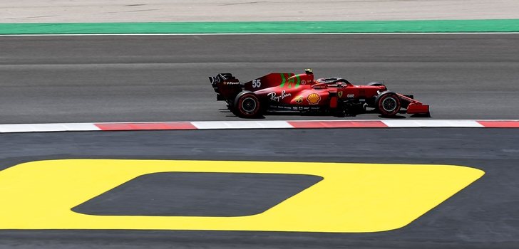 Sainz, en la Qualy de Portugal