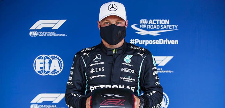 Valtteri Bottas recupera las sensaciones para alzarse con la pole en Portugal