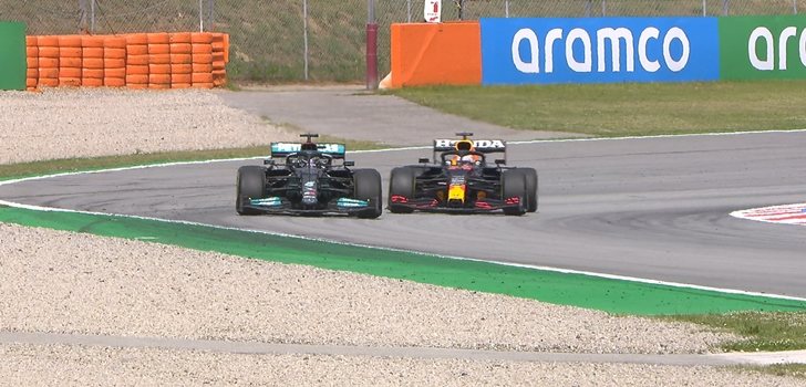 Hamilton adelanta a Verstappen en España