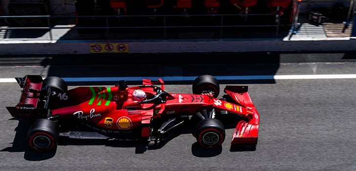 Charles Leclerc, satisfecho con la evolución de Ferrari en 2021