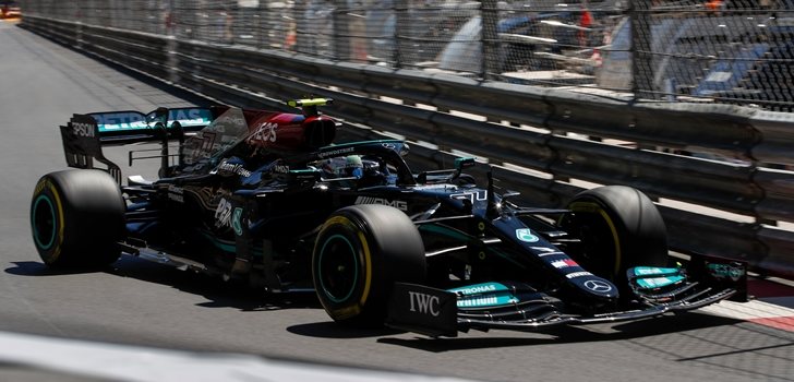 Bottas, en los Libres 1 de Mónaco