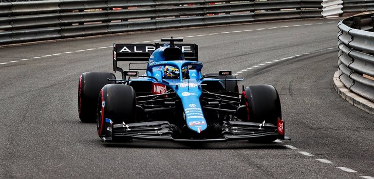 Alonso, en los Libres 3 de Mónaco