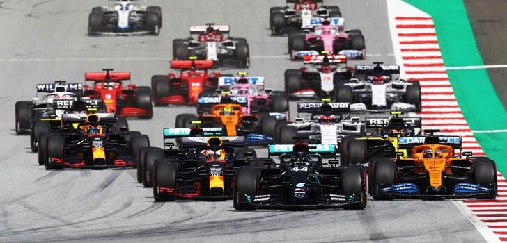 Los monoplazas de F1, en 2021