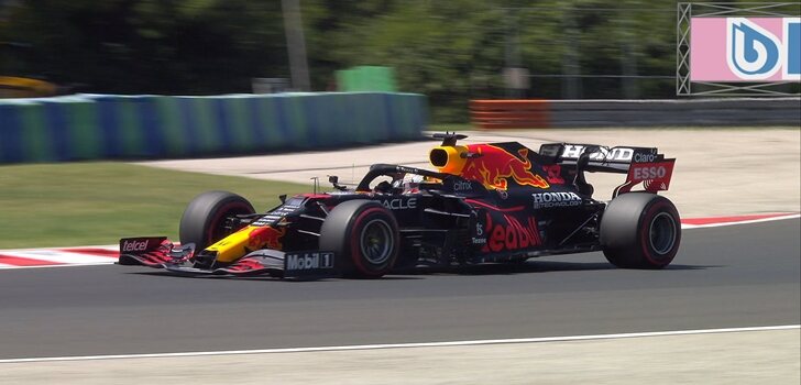 Verstappen, en los Libres 1 de Hungría