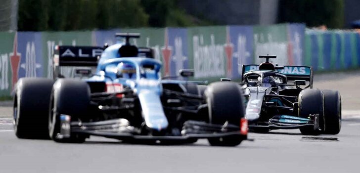 Alonso y Hamilton, en Hungría