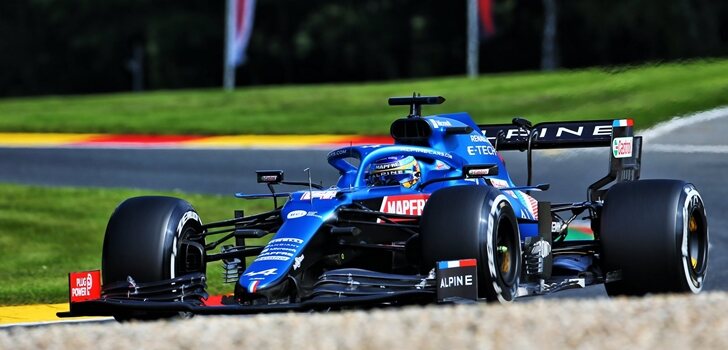 Alonso, en los Libres de Spa