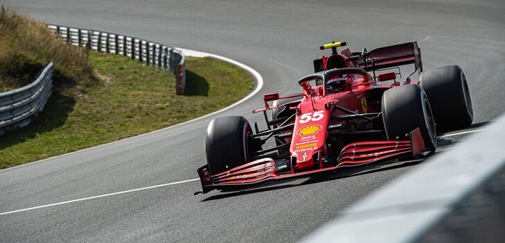 Sainz, en los Libres de Zandvoort