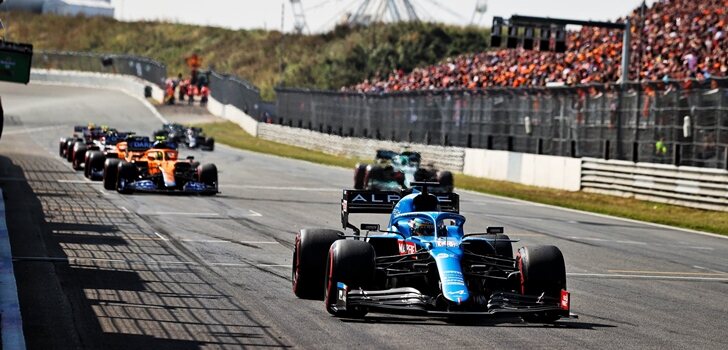 Alonso, en los Libres de Zandvoort