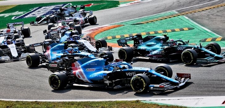 Los monoplazas de F1, en Italia