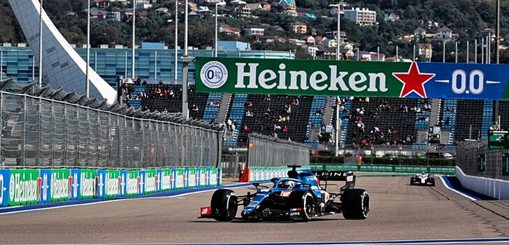 Alonso, en los Libres 1 de Sochi