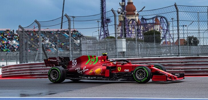 Sainz, en la Qualy de Sochi