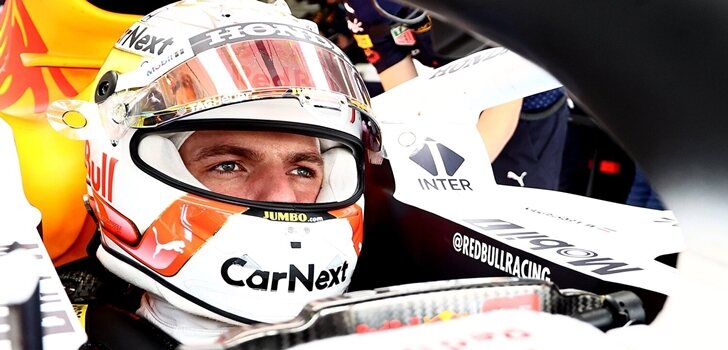 Verstappen, a los mandos del RB16B