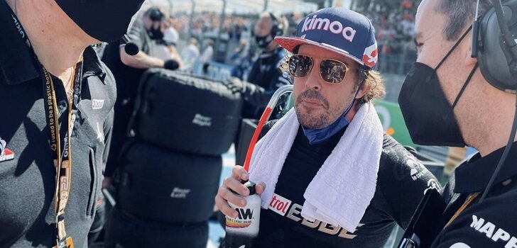 Alonso, antes de la carrera de Estados Unidos